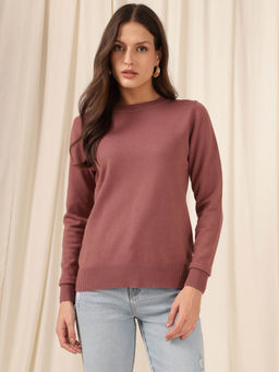 Xpose - Copper Crew Neck Pullover Sweater