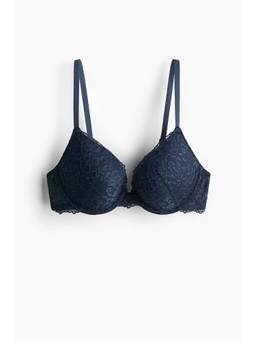 H&M - Women Blue Lace Push-Up Bra