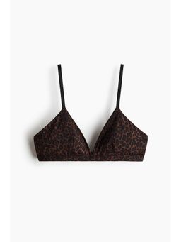 H&M - Women Brown Soft Microfibre Bra