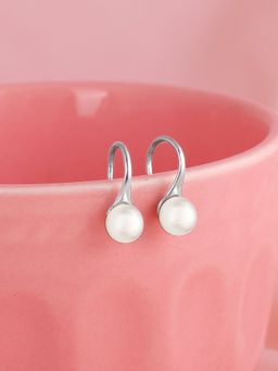 GIVA - Sterling Silver Zircon Crescent Oval Earrings for Women(One Size)