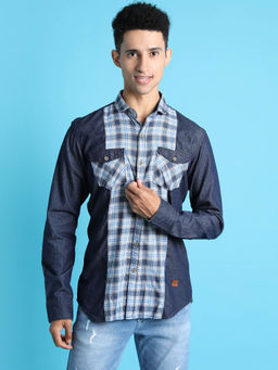 Campus Sutra - Men Colorblock Stylish Casual Summer T-shirts