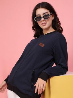 RIGO - Navy Blue Solid Jacket