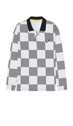 Devereux Golf - Back 9 Checker Long Sleeve Polo