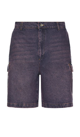 FLANEUR - Denim Cargo Shorts