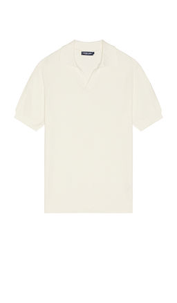 Frescobol Carioca - Rino STR Salt And Pepper Stitch Polo
