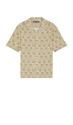Frescobol Carioca - Roberto Palmeira Printed Linen Shirt