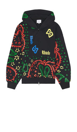 Rhude - Bandana Print Full Zip Hoodie