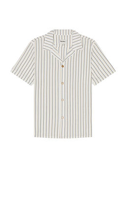 Rhythm - Seersucker Stripe Short Sleeve Shirt