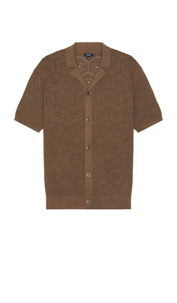 Reiss - Royce Knit Button Down Shirt