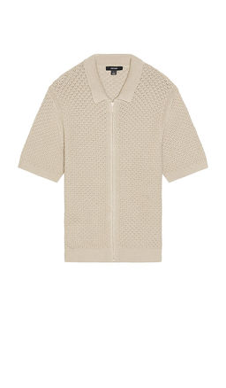 Reiss - Comet Knit Button Down Shirt