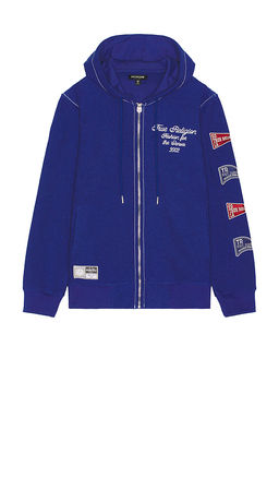 True Religion - Reverse Terry Zip Up Hoodie
