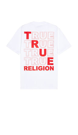 True Religion - Short Sleeve Puff Stitch Tee