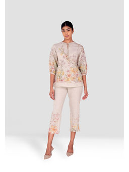 Kaveri - Nude Candy Blossom Kismet Co-Ord (Set of 2)