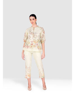 Kaveri - Green Candy Blossom Kismet Co-Ord (Set of 2)