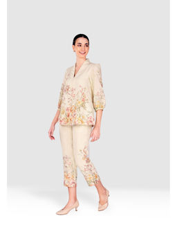 Kaveri - Green Candy Blossom Tree Co-Ord (Set of 2)