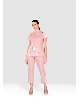 Kaveri - Pink Arch Maze Co-Ord (Set of 2)