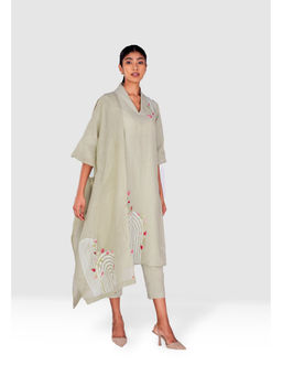 Kaveri - Green Arch Maze Kurta with Pant and Dupatta (Set of 3)