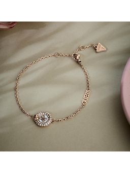 Guess - Knot You Rose Gold-Plated Stainless Steel Bracelet For Women