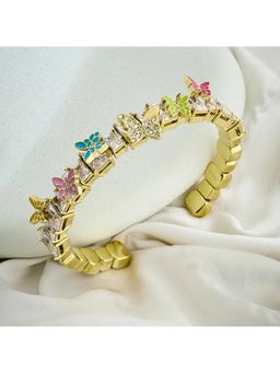 Guess - Chrysalis Gold-Plated Stainless Steel Bracelet For Women