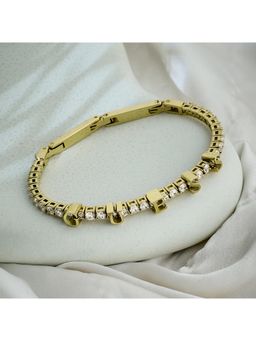 Guess - Arm Party Gold-Plated Stainless Steel Bracelet For Women