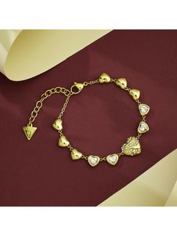Guess - In My Heart Gold-Plated Stainless Steel Bracelet For Women