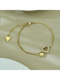 Guess - Beloved Gold-Plated Stainless Steel Bracelet For Women