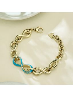 Guess - Amore Gold-Plated Stainless Steel Bracelet For Women (S)