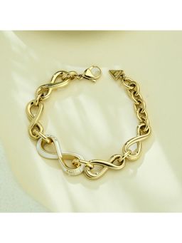 Guess - Amore Gold-Plated Stainless Steel Bracelet For Women (S)