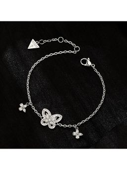 Guess - Lily Silver-Plated Stainless Steel Bracelet For Women