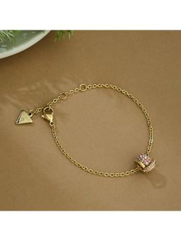 Guess - Fabulous Me Gold-Plated Stainless Steel Bracelet For Women (S)