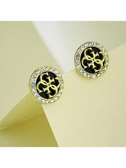 Guess - Life In 4G Gold-Plated Stainless Steel Earrings For Women