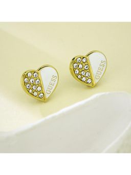Guess - Lovely Gold-Plated Stainless Steel Earrings For Women