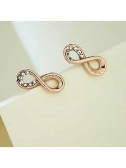 Guess - Endless Dream Gold-Plated Stainless Steel Earrings For Women