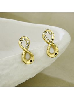 Guess - Endless Dream Gold-Plated Stainless Steel Earrings For Women