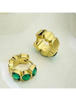 Guess - Crazy Earrings Gold-Plated Stainless Steel Earrings For Women