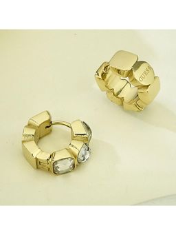 Guess - Crazy Earrings Gold-Plated Stainless Steel Earrings For Women