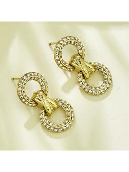 Guess - Knot You Gold-Plated Stainless Steel Earrings For Women