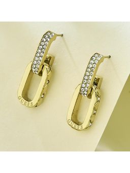 Guess - Stylish Gold-Plated Stainless Steel Earrings For Women