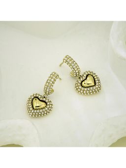 Guess - Beloved Drop Earrings For Women, Stainless Steel, Anti-Tarnish, Gold-Plated