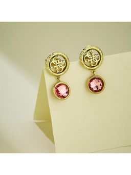 Guess - Petra Gold-Plated Stainless Steel Earrings For Women