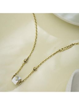 Guess - 4G Loop Gold-Plated Stainless Steel Necklace For Women