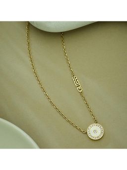 Guess - Love Gold-Plated Stainless Steel Necklace For Women