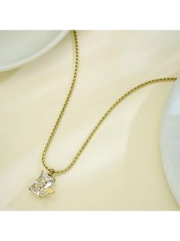 Guess - Chrysalis Gold-Plated Stainless Steel Necklace For Women