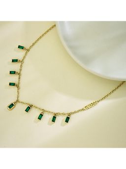 Guess - Hashtag Gold-Plated Stainless Steel Necklace For Women