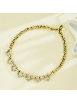 Guess - Beloved Gold-Plated Stainless Steel Necklace For Women