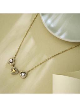 Guess - Beloved Gold-Plated Stainless Steel Necklace For Women