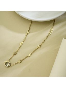 Guess - 4 Love Gold-Plated Stainless Steel Necklace For Women