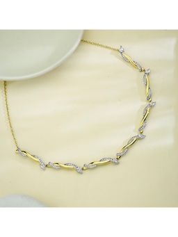 Guess - Twist Gold-Plated Stainless Steel Necklace For Women