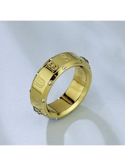 Guess - Just Gold-Plated Stainless Steel Ring For Women