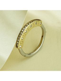 Guess - Bond Gold-Plated Stainless Steel Ring For Women